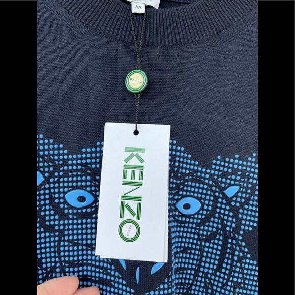 Kenzo midnigth blue sweater medium - Picture 4 of 11